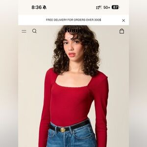 ROUJE IVANKA T-SHIRT, S, EU 36, US Sz 4, NWOT